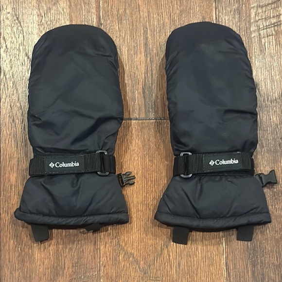 Youth Small - Columbia Black Insulated Mittens - Picture 2 of 9
